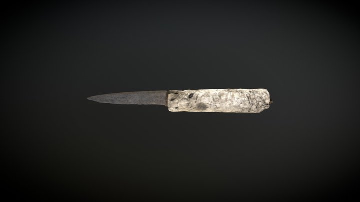 Viking age knife 3D Model