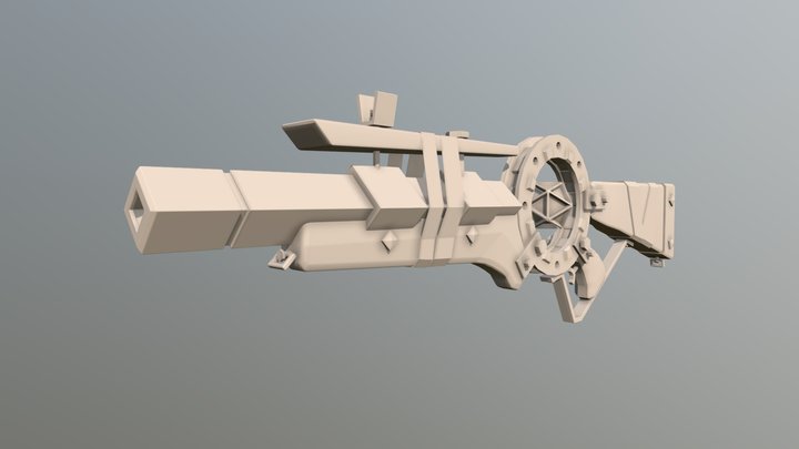 Magic Gem Rifle 3D Model