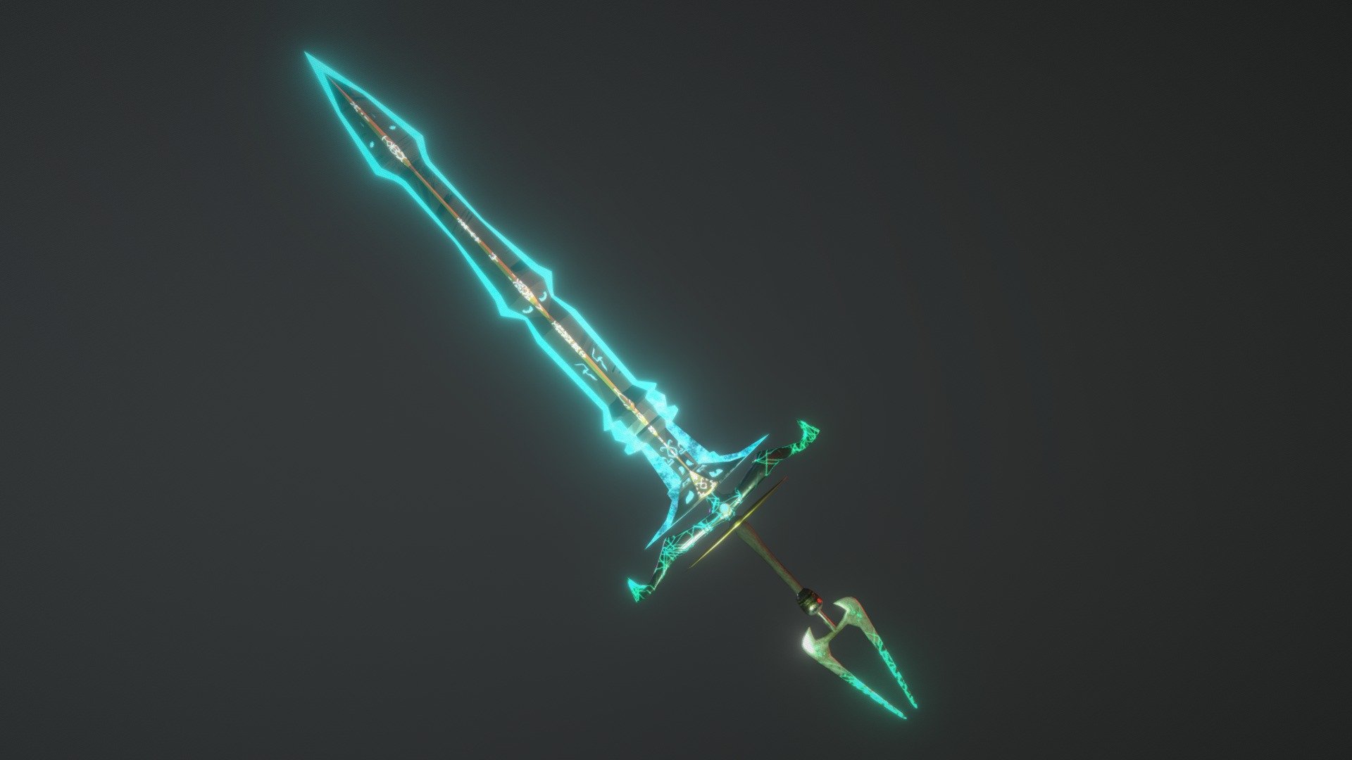 Soul Eater Sword - 3D model by JoePascalm [71063b2] - Sketchfab