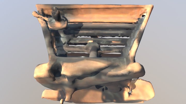 Grape press machine 3D Model