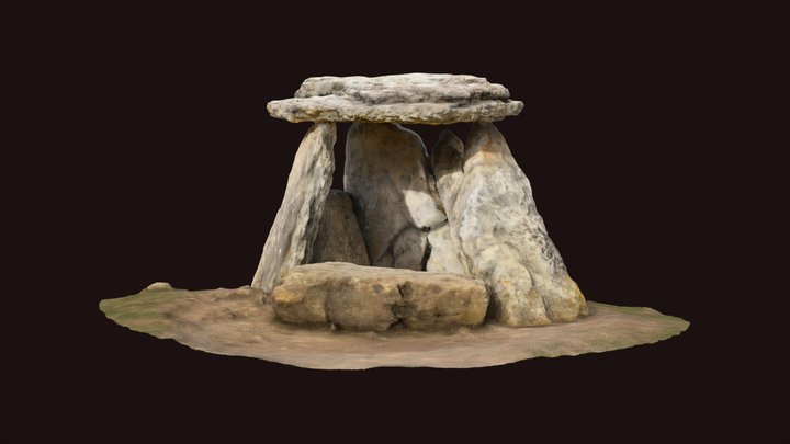 Dolmen de Sorgiñetxe 3D Model