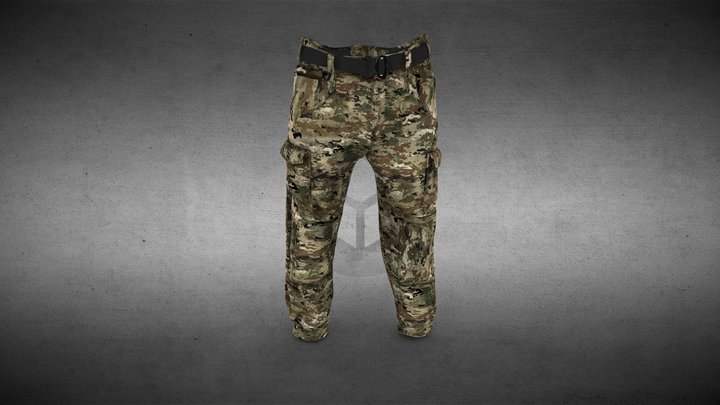 Military Tactical Pants 3D Model