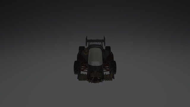 Apocolyptic Indy Car 3D Model