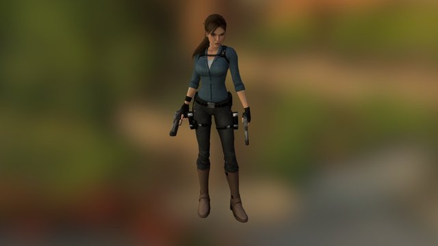 Tomb Raider: Underworld Casual Explorer HD 3D Model