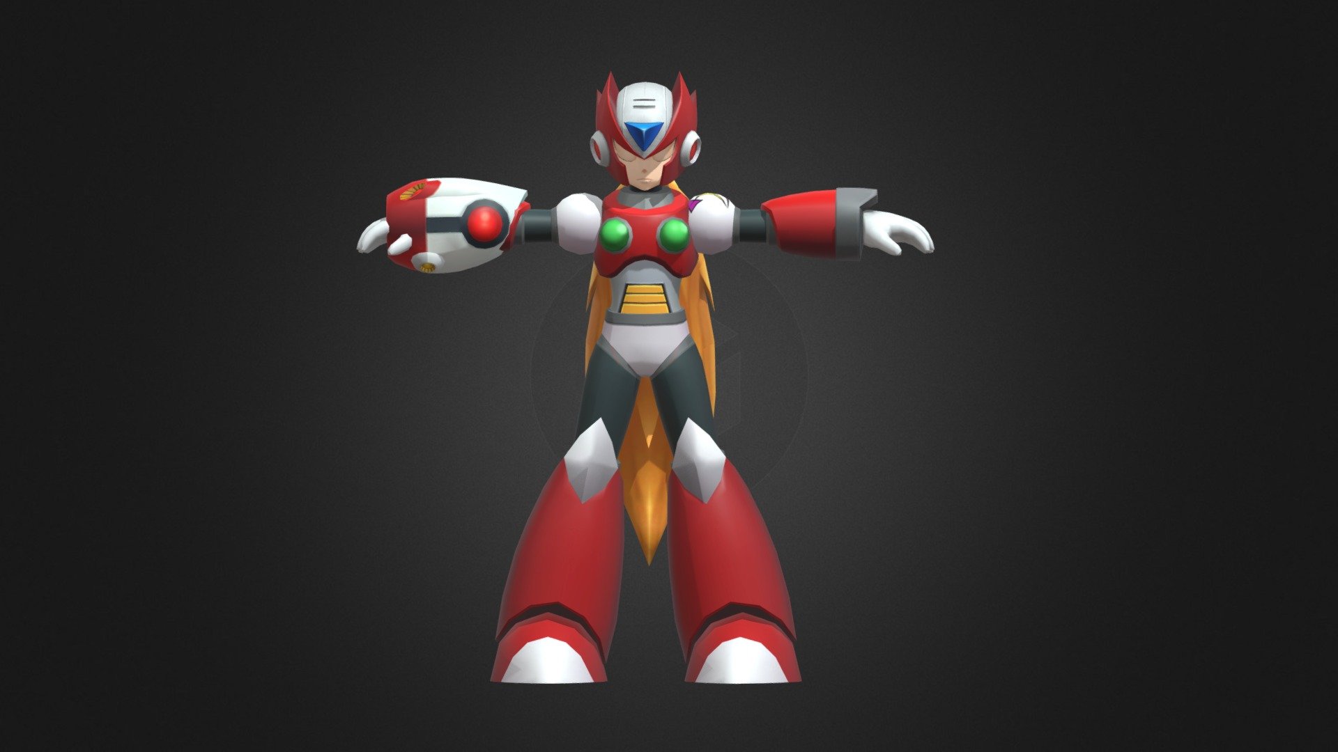 Megaman X Dive (M Mmhk) Zero - Download Free 3D model by lucianone