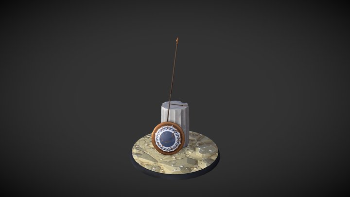 What Remains - Ancient Greek Stylized Weapons 3D Model