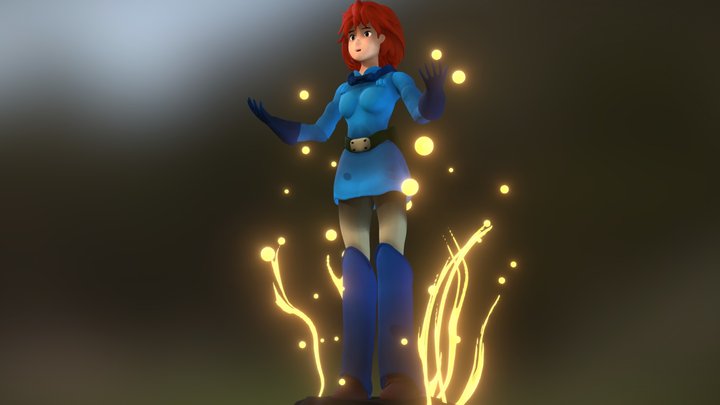 Princess Nausicaa 3D Model