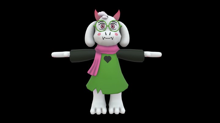 Ralsei 3D Model