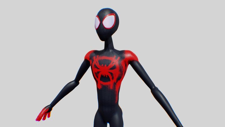 Spider-Man Across The Spider-Verse 3D Model