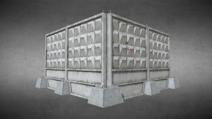 Fence "PO-2M" 3D Model