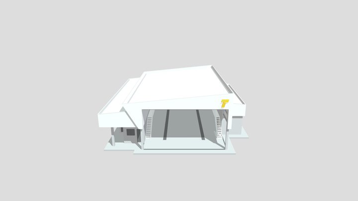 POSTO DE LAVAGEM - GHELERE - CASCAVEL 3D Model
