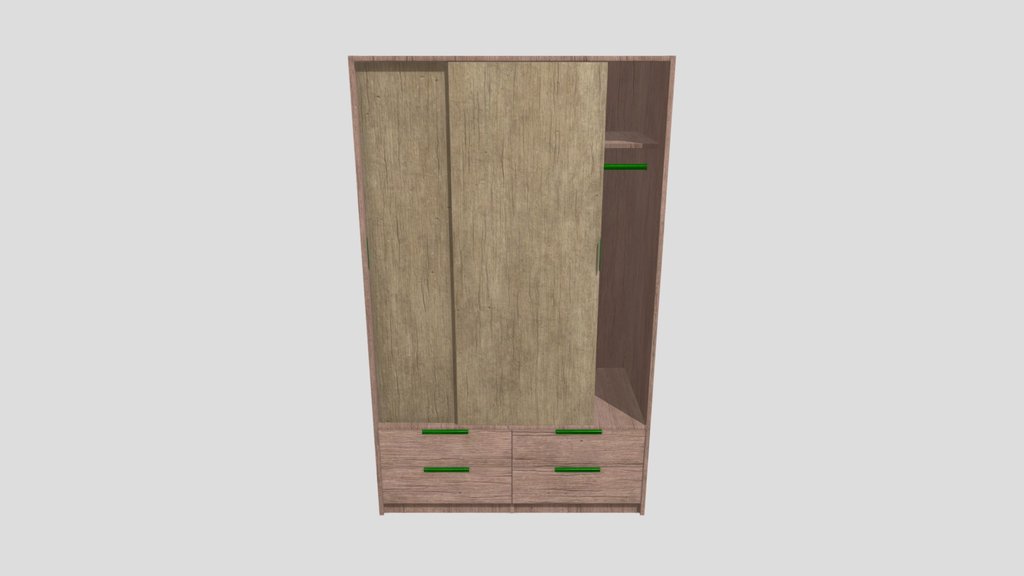 Wood Closet
