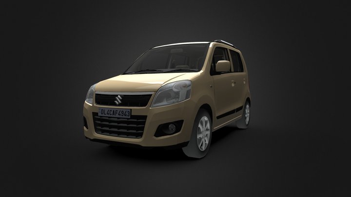 2013 Suzuki WagonR 3D Model