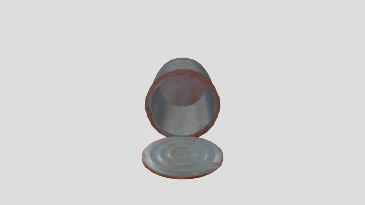 rusty can 3D Model