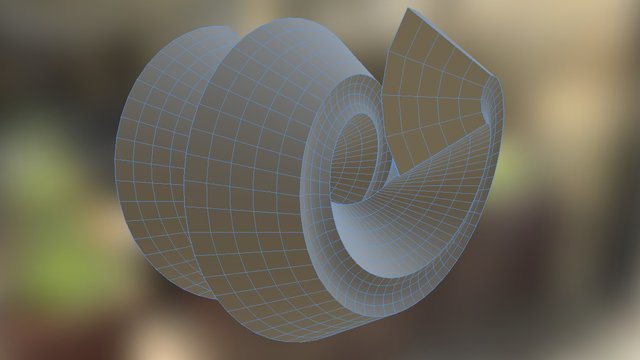 Helical Hyperfrustum 3D Model