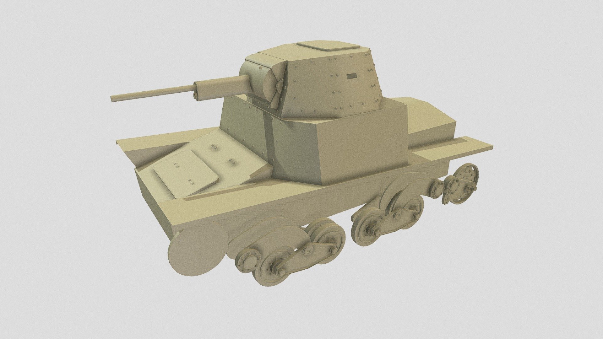 Fiat Ansaldo L6/40 3D model by ngauge.es [71128c2] Sketchfab