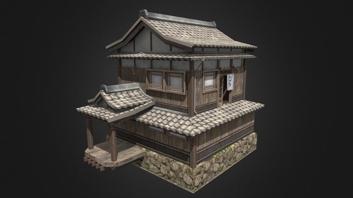 Kyoto Cityscene House 2 3D Model