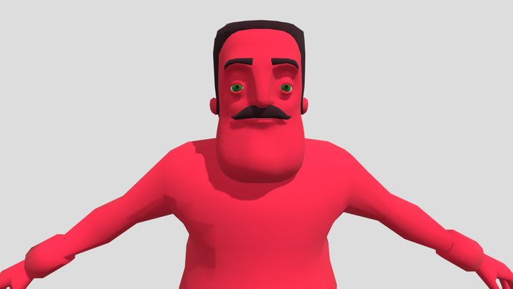 DevGamm Neighbor With Rig 3D Model