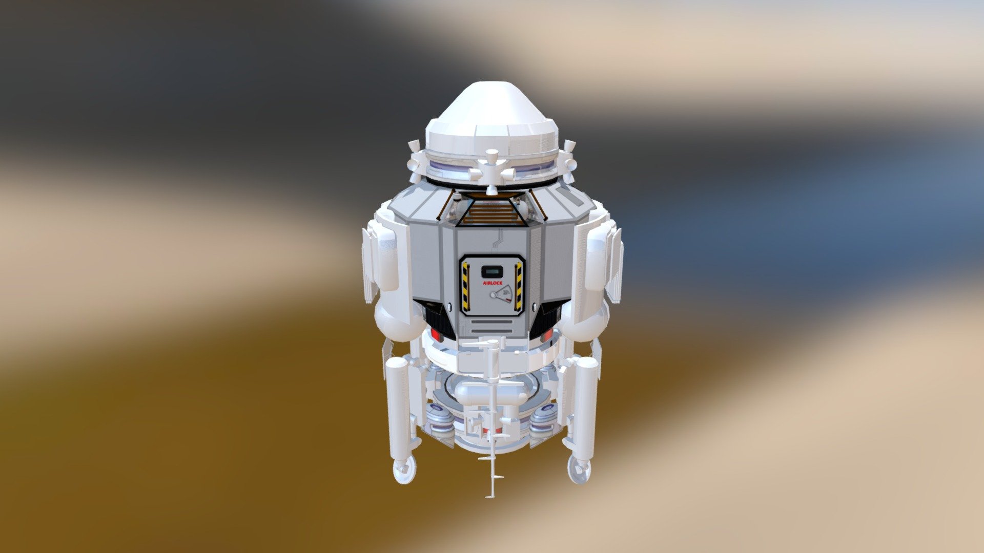 Duna Lander - 3D model by airpsy [7113a88] - Sketchfab