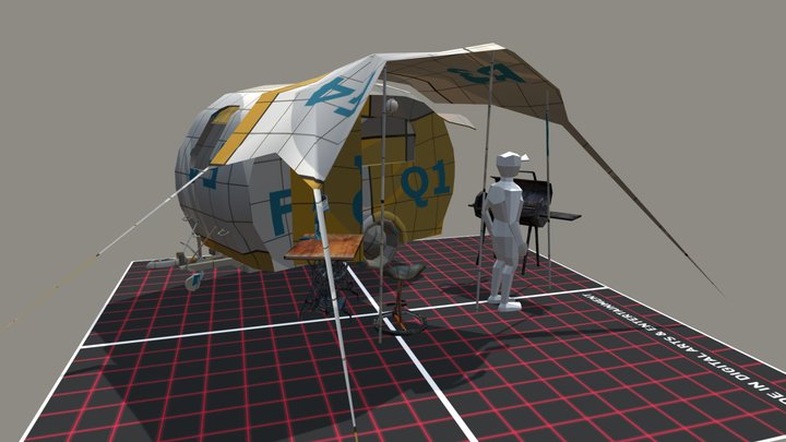 Eco-house_Unwrap2MoreDetailedProps 3D Model