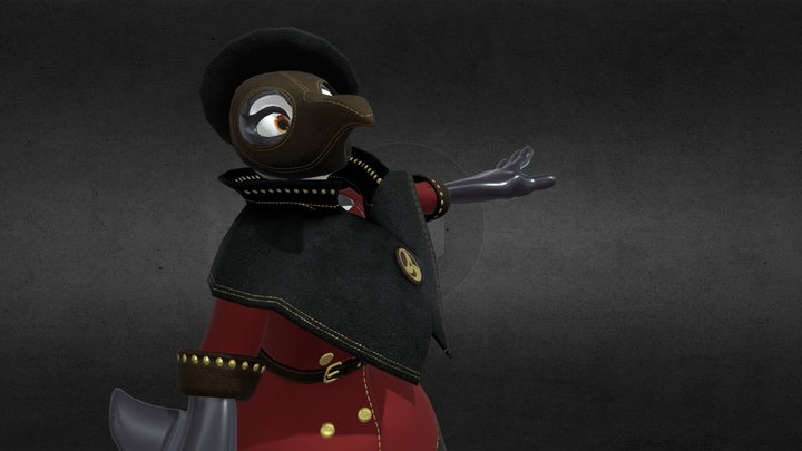 Spacetacean Plague Doctor 3D Model