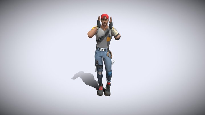 Fortnite Guild Includes Poki Emote 3D Model
