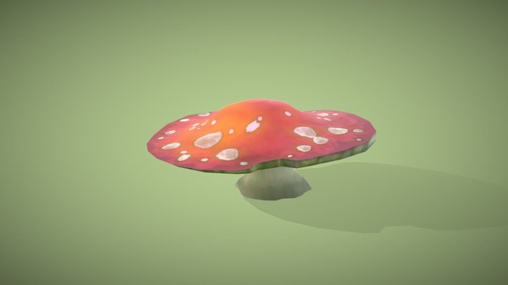 Stylised Mushroom 3D Model