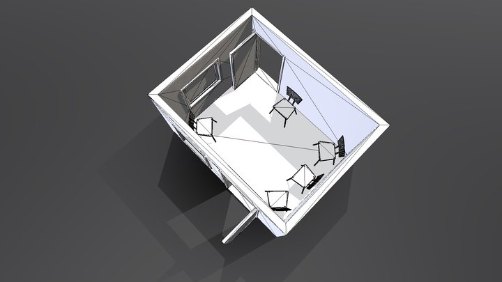 Family Room 2 Vet square 3D Model
