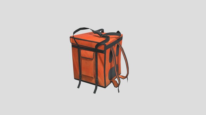Food delivery Bag 3d Model 3D Model
