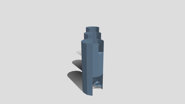 Stair structural model 3D Model