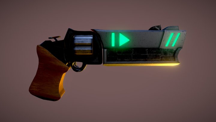 Ultrakill Revolver – Free 3D Model STL