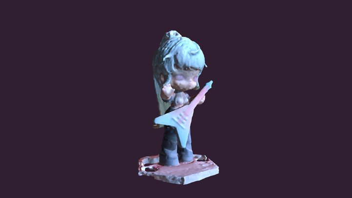 Bassist Misha 3D Model
