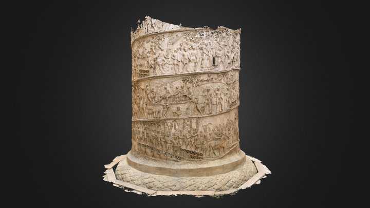 Trajan's Column - Low Res Version 3D Model