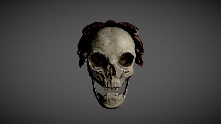 Just the skull of a little girl 3D Model