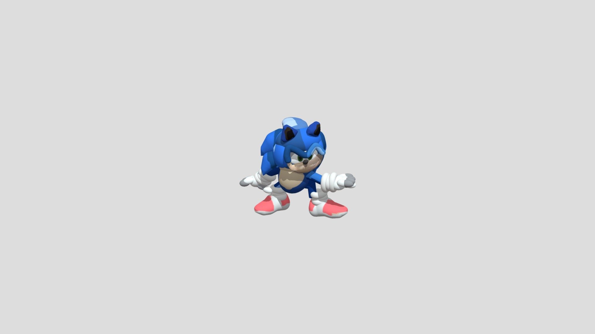 Movie Sonic Download Free 3d Model By Luther Nosarahnorb