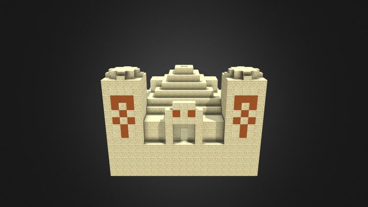 Desert Temple 3D Model