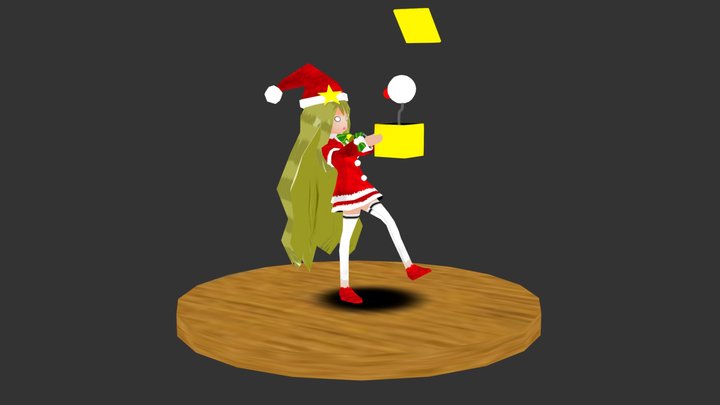 girl　surprise 3D Model
