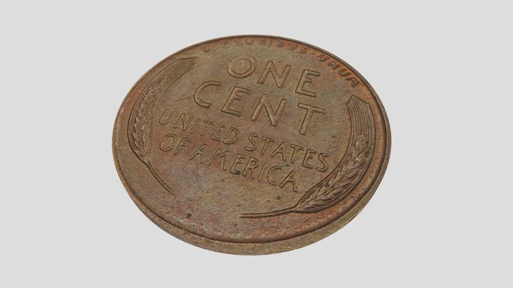 Bronze penny 3D Model