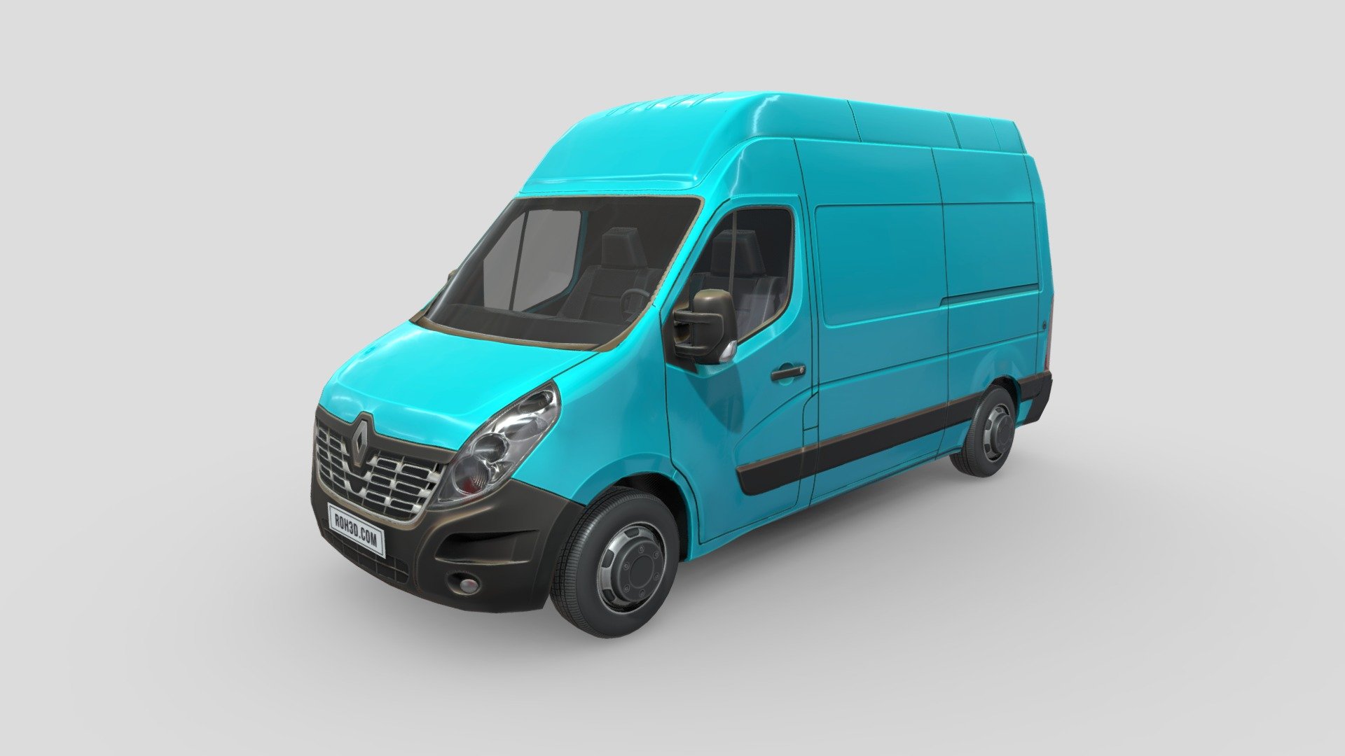 Low Poly Car - Renault Master 2017 L2H3 Van - Buy Royalty Free 3D model ...