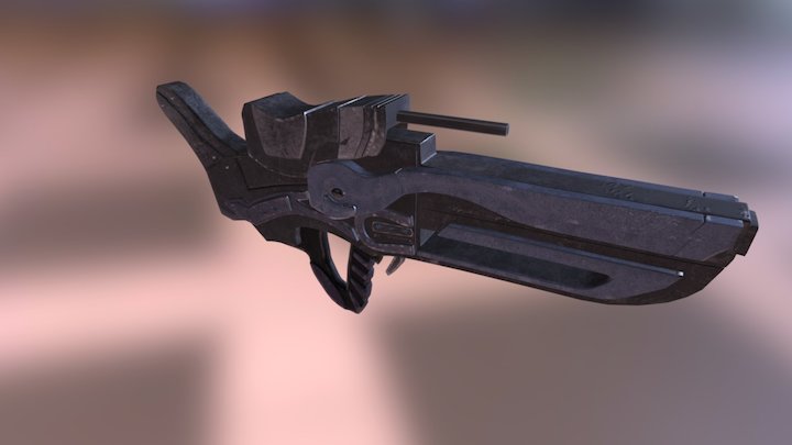 Scifi Weapon experiment 1 3D Model