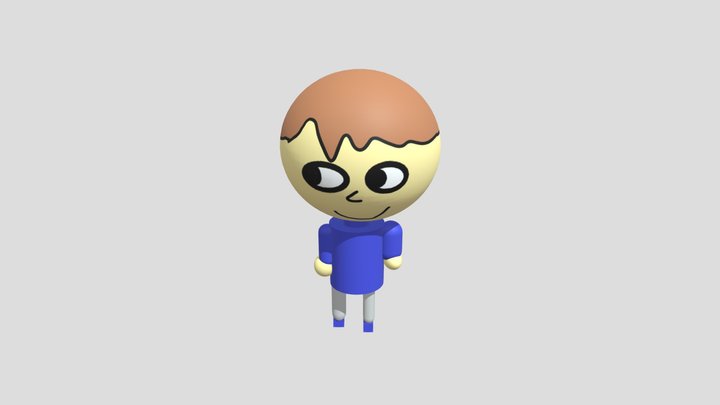 Man From The Duck Song 3D Model