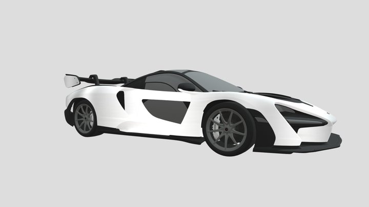 McLaren Senna FBX 3D Model