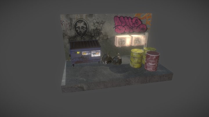Tiny Alley 3D Model