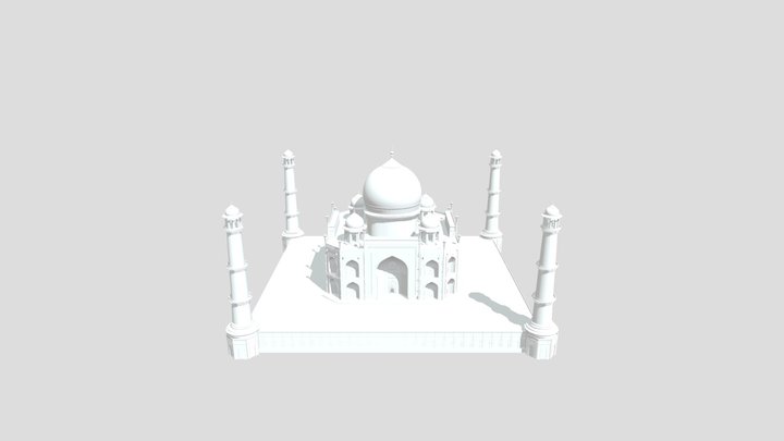 TAJ MAHAL IS VIEW MUTHUKUMAR 3D Model