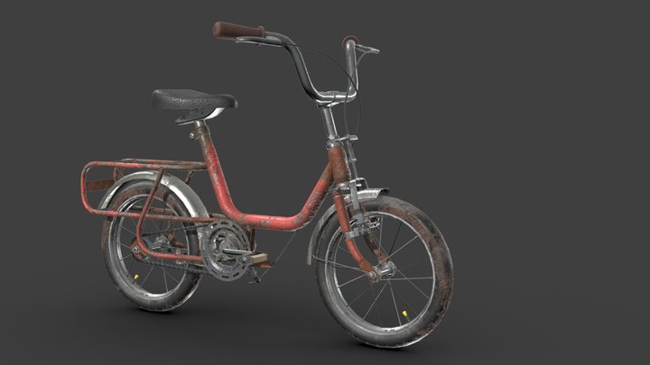 Monark Monareta Mirim Bike 3D Model