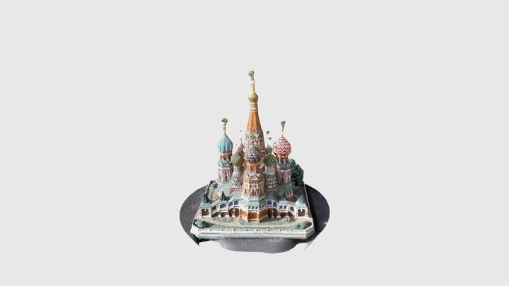 Model St. Basil’s Cathedral Red Square 3D Model