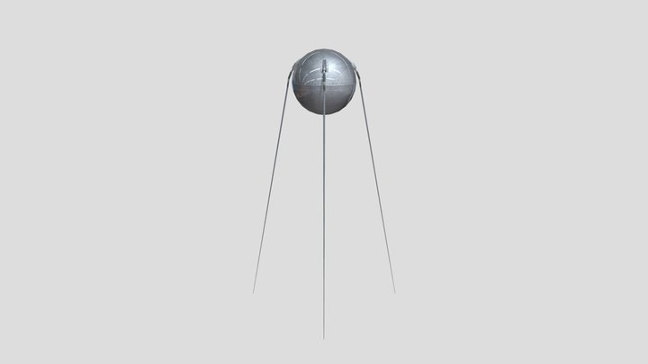«Спутник-1» 3D Model