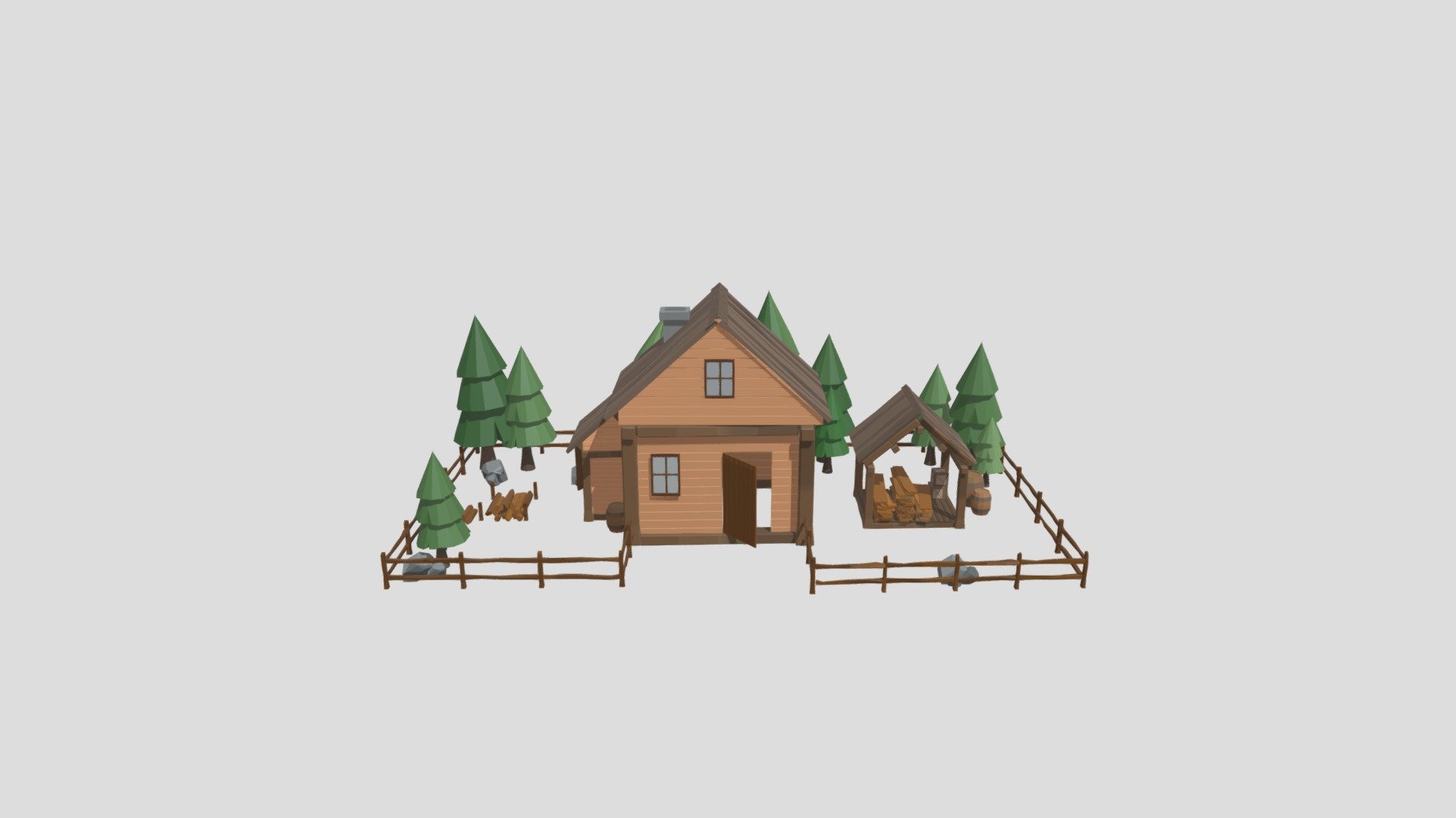 Low Poly House