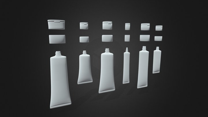 Kuzet Tube Blend 01 3D Model