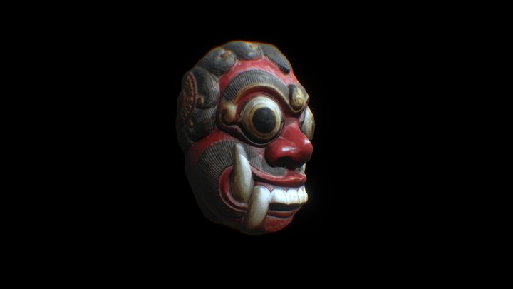 Indonesian Mask 3D Model